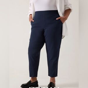 Athleta Navy Brooklyn Ankle Pants Size 22.